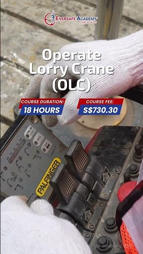 Master the Lorry Crane Safely and Get Certified in 🏗️| EVERSAFE Academy® Singapore !