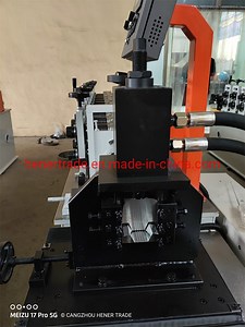 [Hot Item] Omega Profile Purlin Roll Forming Machine with Hole Punching