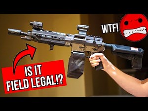 CRAZIEST Airsoft Gun EVER BUILT! *Full Auto Shooting & Unboxing*