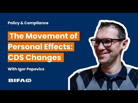 The Movement of Personal Effects: CDS Changes