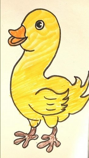 How to Draw a Duck | Easy Duck Drawing