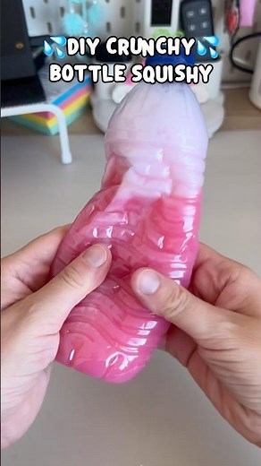DIY Crunchy Bottle Squishy #diysquishy #squishy #squishies #diy