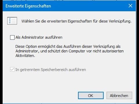 Always start certain programs as administrator in Windows 10