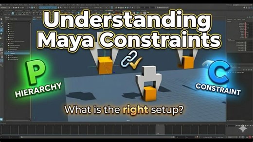 Maya Constraints: Stop Guessing! | What is the right setup? | Maxi Keller