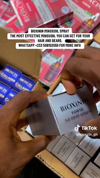 Bioxinin Minoxidil Spray for Hair and Beard Growth