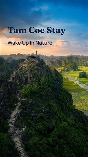 Wake up in the heart of Vietnam 🌿#gay #gaytravelguy #gayasia #vietnam #vietnamtravel