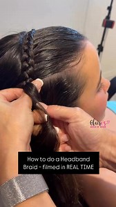 1M views · 4.5K reactions | How to do a Headband Braid - this uses a...