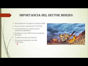 Sector Primario Extractivo I: Minería