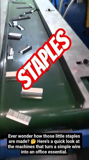 How Are Staples Made? (Behind the Scenes)
