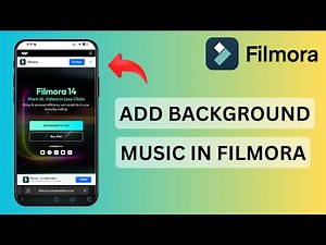 NEW*How to Add Background Music in Filmora (EASY Tutorial!)