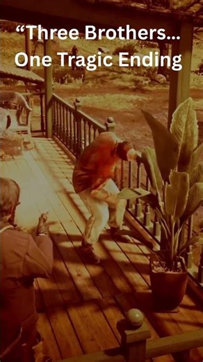 “Three Brothers… One Tragic Ending 💔 | RDR2 Dead Eye #Shorts”