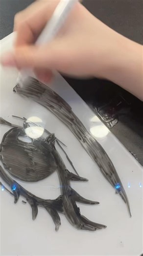 How to draw an eye on a white board #eye #whiteboard #tutorial