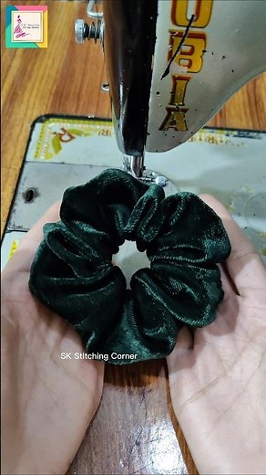 Sew cute scrunchies fast with this easy method—perfect for beginners!#ScrunchieDIY #EasySewing