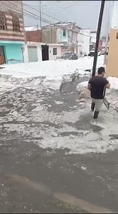 #AlMomento Granizada en el Serdan Puebla San Pablo Xochimehuacan de la que se salvó. Así les llevo en el sur de la ciudad. | Soy Totalmente San Pablo Xochimehuacan