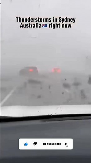 Massive Storm Hits Sydney, Australia | Shocking Weather Footage 2025