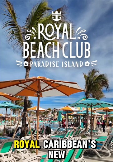 We visit Royal Caribbean’s new resort in Nassau, Bahamas - Royal Beach Club #royalcaribbean #fyp #cruise #travel