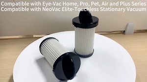 2 Pack HEPA Replacement Vacuum Pre-Motor Filter Compatible with Eye-Vac Series Home, Pro, Pet, Air and Plus, Also Compatible with NeoVac Elite- Touchless Stationary Vacuum, Compare to Part # EV-PMF