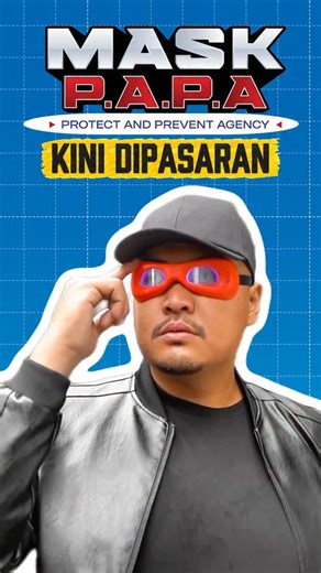 Kita semua boleh jadi Operatif PAPA! Dapatkan Mask PAPA di online store Monsta SEKARANG! #PapaZolaTheMovie | Papa Pipi Zola