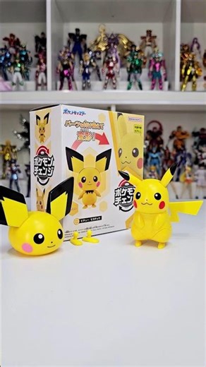 Pichu evolves into Pikachu.