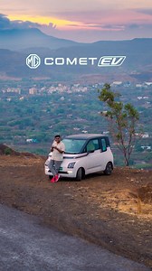 Swapnil Barge | Traveller 🇮🇳 on Instagram: "Electrify your drives with The Street Smart Car - MG Comet EV Packed with features like: * 230* Km in a single charge * ⁠Big Inside Compact outside * ⁠Floating Twin display with Wireless Android Auto and Apple Car Play * ⁠⁠I-smart with 55+ connected car features * ⁠ABS+ EBD BaaS Price starts at ₹4.99* Lakh + Battery Rental at ₹2.9*/Km Book a test drive at your nearest MG showroom today! #mgcometev #morrisgaragesindia #mgmotorindia #collaboration"
