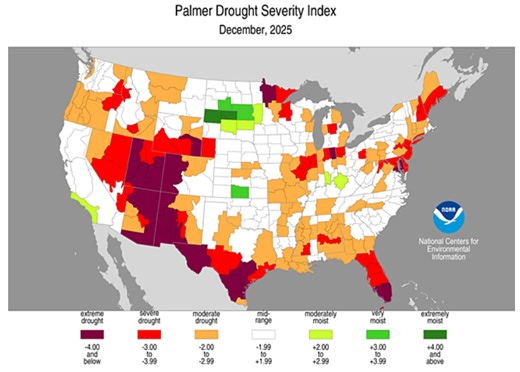 Texas Panhandle drought stagnant, statewide conditions at worst since April 2025