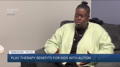Play therapy helping kids with autism open up and express feelings
