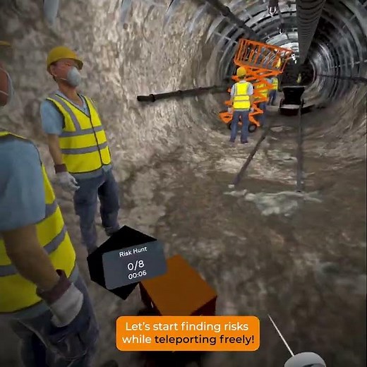 Discover and Mitigate Underground Mining Risks in Virtual Reality! #innovation #technology #vr