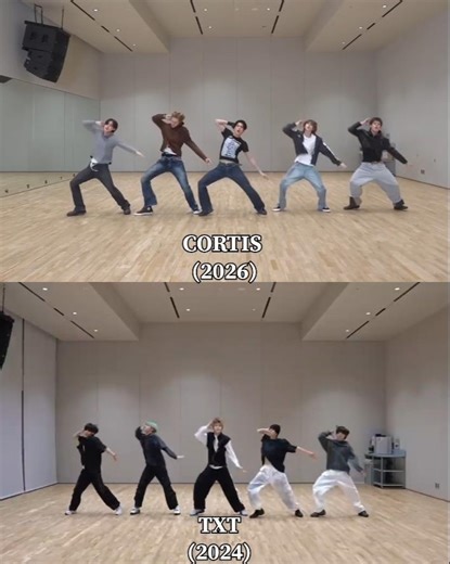 CORTIS and TXT practice 🥹|#coer #kpop #youtube #korea #trending #viral #txt #cortis