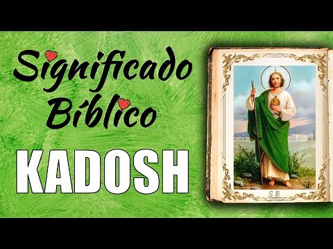 Kadosh Significado Bíblico | ¿Qué Significa Kadosh en la Biblia? 🙏