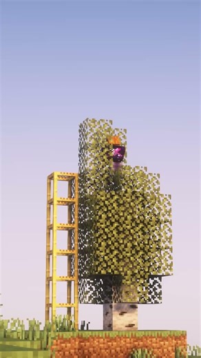 Build a Custom Tree the Lazy Way | #minecraftbuilding #minecraft #minecrafttutorial