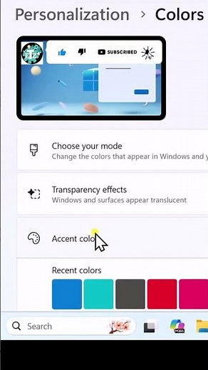How To Enable Dark Mode on Windows 11 ( 2026 ) #shorts