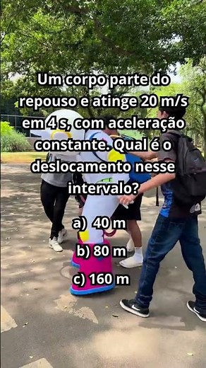 Quiz de cinemática 🚗🙅‍♂️