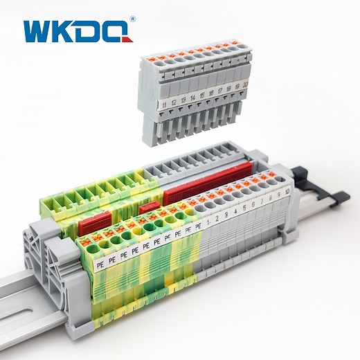 [Hot Item] PT 2.5/1p Plug-in Connection 2.5mm Feed Through DIN Rail Terminal Blocks
