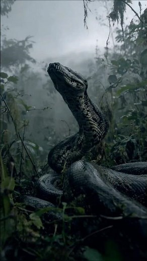 55-Foot Anaconda Slithers Through Panama Rainforest