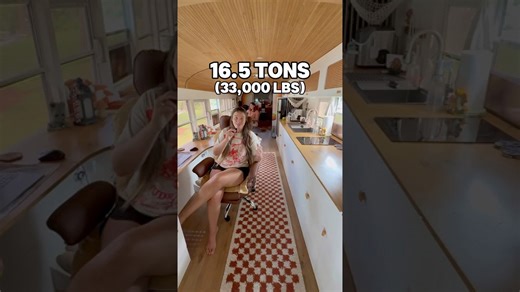 Is our bus conversion too heavy?👀🚌 #buslife #vanlife #vanconversion #rvlife #diyprojects