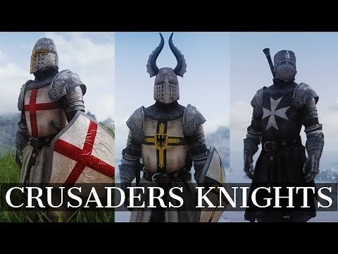 Skyrim Armor Mod: Crusaders Knights - Medieval Armors - Crusader, Teutonic, Templar Armors PC | Xbox