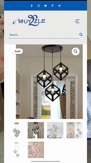 2.6K views · 128 reactions | Modern Square Cube Ceiling Lamp (Black and Golden ) | Buyzzle | Facebook