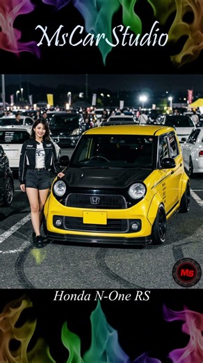 Honda N-ONE RS Racing Custom JDM #honda #none #jdm #hondanone #ai #typer #widebody #mscarstudio