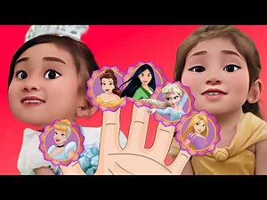 Princess & Princess Shark Finger Family | Disney Princess | Nursery Rhymes | DoReMi Kids Songs