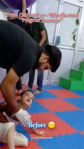 SparkleChild TherapyCentre | 🔥 You won’t believe how powerful this simple exercise is! 🔥 Most parents think the wheelbarrow walk is “just a game”… But in therapy, it’s... | Instagram