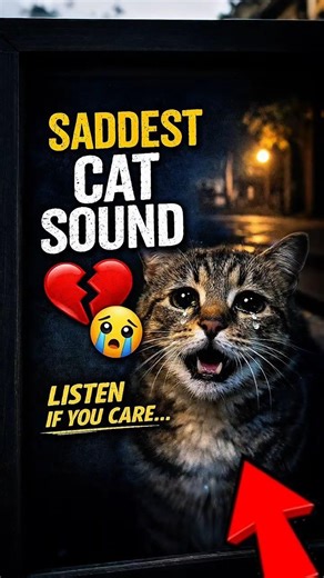 This is the saddest cat sound you'll ever hear 💔