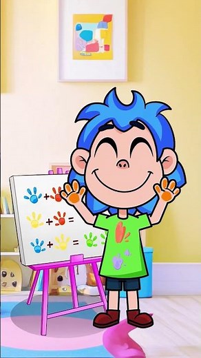 Mixing Colors: The Magic of Red and Blue! 🎨✨