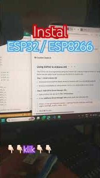 Cara instal ESP32 / ESP8266 | how to instal esp32 esp8266 board