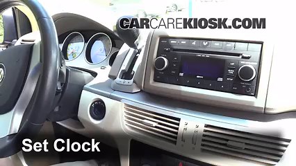 How to Set the Clock / Change Time on a 2007 Dodge Grand Caravan SE 3.3L V6
