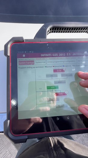 I kept calling it a Nissan 😂 #g25 #airbag #sdm #diag #b1209 #mobilemechanic