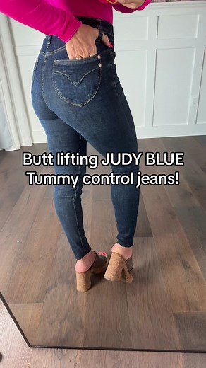 Butt lifting Judy blue jeans that have a built in tummy control panel!