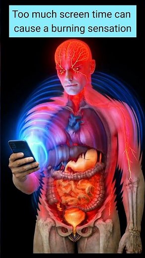 Too Much Screen Time Can Cause Eye Burning | Mobile Screen Side Effects #ScreenTime #EyeBurning