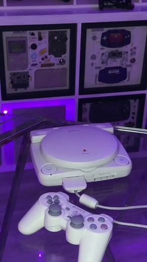 Sony PlayStation One with LCD Screen start up 🤤 #playstation #asmr #gaming #sony #ps1 #psone #playstation1 #retrogaming #retro