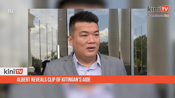 Albert reveals clip of Kitingan's aide
