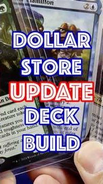 Dollar store deck build UPDATE! #mtg #mtgcommunity #commander #commanderdeck